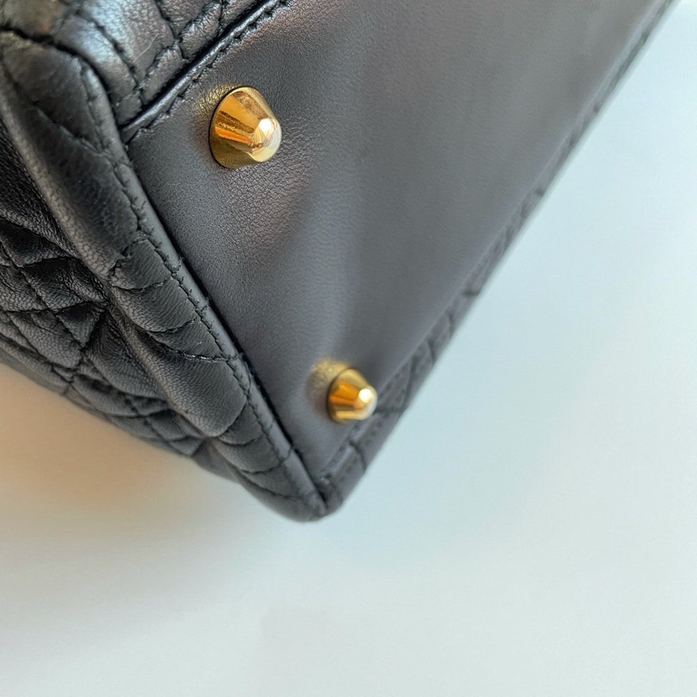 Vintage Large Dior Lady Dior in Lambskin - Picture 5 of 16